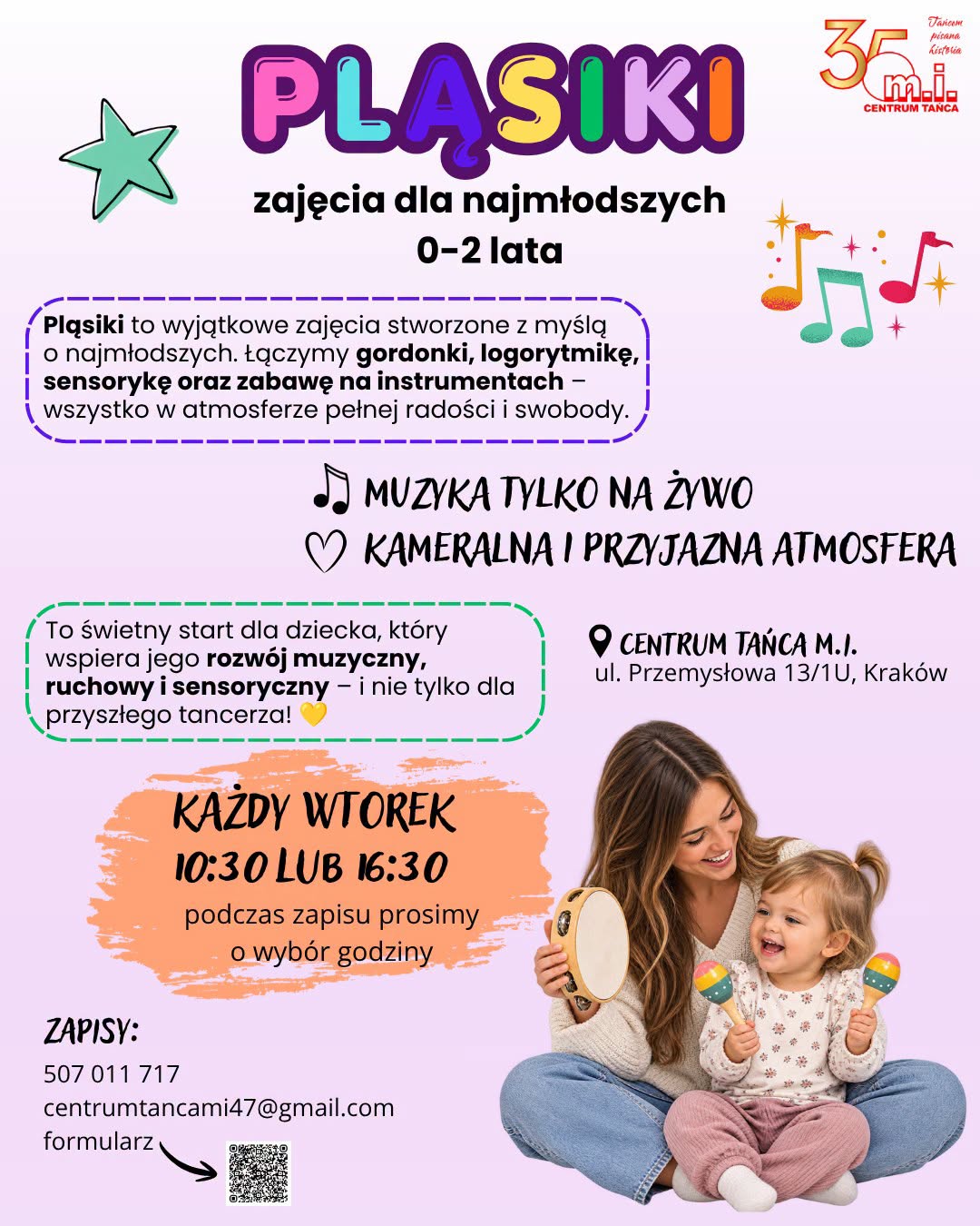 Plakat obóz taneczny 2021